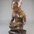 Yombe. <em>Figure of Mother and Child (Phemba)</em>, 19th century. Wood, applied materials, 12 1/2 x 4 1/2 x 3 3/4 in. (31.8 x 11.4 x 9.5 cm). Brooklyn Museum, Museum Expedition 1922, Robert B. Woodward Memorial Fund, 22.1136. Creative Commons-BY (Photo: Brooklyn Museum, CUR.22.1136_threequarter_PS5.jpg)