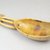 Lega. <em>Spoon (Kalukili)</em>, 19th century. Ivory, 1 3/4 x 6 3/8 in. (4.4 x 16.2 cm). Brooklyn Museum, Museum Expedition 1922, Robert B. Woodward Memorial Fund, 22.1222. Creative Commons-BY (Photo: Brooklyn Museum, CUR.22.1222_threequarter_PS5.jpg)