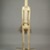Mangbetu. <em>Figure of a Standing Male</em>, late 19th or early 20th century. Ivory, fiber, 14 x 2 1/8 x 3 1/4 in. (35.6 x 5.4 x 8.3 cm). Brooklyn Museum, Museum Expedition 1922, Robert B. Woodward Memorial Fund, 22.1260. Creative Commons-BY (Photo: Brooklyn Museum, CUR.22.1260_back_PS5.jpg)