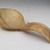  <em>Horn Spoon</em>, late 19th or early 20th century. Horn, 2 1/4 x 5 1/2 in. (5.7 x 14 cm). Brooklyn Museum, Museum Expedition 1922, Robert B. Woodward Memorial Fund, 22.1401. Creative Commons-BY (Photo: Brooklyn Museum, CUR.22.1401_threequarter_top_PS5.jpg)
