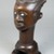 Kuba (Lele subgroup). <em>Figurative Cup (Mbwoongntey)</em>, early 20th century. Wood, shell, 7 5/16 x 3 3/8 x 3 15/16 in. (18.6 x 8.5 x 10 cm). Brooklyn Museum, Museum Expedition 1922, Robert B. Woodward Memorial Fund, 22.1484. Creative Commons-BY (Photo: Brooklyn Museum, CUR.22.1484_threequarter_PS5.jpg)