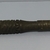 Edo. <em>Spear (Asoro)</em>, late 19th or early 20th century. Iron, wood, fiber, 43 11/16 × 1 15/16 in. (111 × 5 cm). Brooklyn Museum, Museum Expedition 1922, Robert B. Woodward Memorial Fund, 22.1578. Creative Commons-BY (Photo: , CUR.22.1578_detail02.jpg)