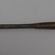 Edo. <em>Spear</em>, late 19th or early 20th century. Iron, wood, fiber, 43 11/16 × 1 15/16 in. (111 × 5 cm). Brooklyn Museum, Museum Expedition 1922, Robert B. Woodward Memorial Fund, 22.1578. Creative Commons-BY (Photo: , CUR.22.1578_overall.jpg)