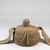 Possibly Kuba (Nkutshu subgroup). <em>Cap With Topknot and Side Extensions</em>, late 19th or early 20th century. Raffia thread, 5 15/16 x 8 7/8 x 8 7/8 in. (15.1 x 22.5 x 22.5 cm). Brooklyn Museum, Museum Expedition 1922, Robert B. Woodward Memorial Fund, 22.1641. Creative Commons-BY (Photo: Brooklyn Museum, CUR.22.1641_front_PS5.jpg)