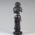 Luba. <em>Female Figure with Medicinal Charge</em>, late 19th or early 20th century. Wood, cloth, cordage, metal, 9 1/2 x 3 x 2 3/4 in. (24.1 x 7.6 x 7 cm). Brooklyn Museum, Museum Expedition 1922, Robert B. Woodward Memorial Fund, 22.168. Creative Commons-BY (Photo: Brooklyn Museum, CUR.22.168_side_PS5.jpg)