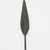  <em>Spear</em>. Iron Brooklyn Museum, Museum Expedition 1922, Robert B. Woodward Memorial Fund, 22.303. Creative Commons-BY (Photo: Brooklyn Museum, CUR.22.303_detail_PS5.jpg)