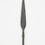  <em>Spear</em>. Iron Brooklyn Museum, Museum Expedition 1922, Robert B. Woodward Memorial Fund, 22.317. Creative Commons-BY (Photo: Brooklyn Museum, CUR.22.317_detail_PS5.jpg)