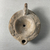 Roman. <em>Fictile Lamp</em>, 2nd century C.E. Clay, 4 1/16 in. (10.3 cm). Brooklyn Museum, Gift of Mrs. Frederic H. Betts, 22.33. Creative Commons-BY (Photo: Brooklyn Museum, CUR.22.33_view01.jpeg)