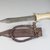  <em>Knife with Scabbard</em>, 19th century. Iron, bone, leather, 1 7/8 x 9 13/16 in. (4.7 x 25 cm). Brooklyn Museum, Museum Expedition 1922, Robert B. Woodward Memorial Fund, 22.446a-b. Creative Commons-BY (Photo: Brooklyn Museum, CUR.22.446a-b_disassembled_PS5.jpg)