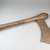Songye. <em>Axe with Blade</em>, late 19th-early 20th century. Copper alloy, wood, 7 7/8 x 14 in. (20 x 35.5 cm). Brooklyn Museum, Museum Expedition 1922, Robert B. Woodward Memorial Fund, 22.527. Creative Commons-BY (Photo: Brooklyn Museum, CUR.22.527_threequarter_PS5.jpg)