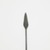  <em>Spear</em>. Iron, wood, 69 11/16 x 2 3/16 in. (177 x 5.5 cm). Brooklyn Museum, Museum Expedition 1922, Robert B. Woodward Memorial Fund, 22.922. Creative Commons-BY (Photo: Brooklyn Museum, CUR.22.922_detail1_PS5.jpg)
