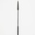  <em>Spear</em>. Iron, metal, wood, 63 3/8 x 13/16 in. (161 x 2 cm). Brooklyn Museum, Museum Expedition 1922, Robert B. Woodward Memorial Fund, 22.934. Creative Commons-BY (Photo: Brooklyn Museum, CUR.22.934_detail_PS5.jpg)