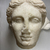 Greek. <em>Head of a Woman</em>, 4th century B.C.E. Marble, 8 7/8 × 7 7/8 × 8 1/16 in. (22.5 × 20 × 20.5 cm). Brooklyn Museum, Robert B. Woodward Memorial Fund, 24.434. Creative Commons-BY (Photo: Brooklyn Museum, CUR.24.434_view01.jpg)