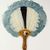 Probably Huron. <em>Fan with Handle</em>, late 19th–early 20th century. Feathers, porcupine quills, bark, bird body, 13 9/16 x 11 1/4 in. (34.4 x 28.6 cm). Brooklyn Museum, Gift of C. T. Dotter, 25.873. Creative Commons-BY (Photo: Brooklyn Museum, CUR.25.873_back.jpg)