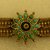  <em>Bracelet</em>. gold bead, turquoise, diamond (?), sodalite (?), L. overall 16 3/4 in; center seciont 6 3/16 in. Brooklyn Museum, 25603. Creative Commons-BY (Photo: Brooklyn Museum, CUR.25603_detail.jpg)