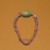  <em>Bracelet with Uninscribed Scarab</em>, ca. 1938-1875 B.C.E. Amethyst, feldspar, Overall Diam. 2 3/16 in. (5.5 cm). Brooklyn Museum, Gift of the Egypt Exploration Society
, 26.47. Creative Commons-BY (Photo: Brooklyn Museum, CUR.26.47_erg2.jpg)