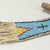 Oglala, Lakota, Sioux. <em>Tomahawk</em>, late 19th-early 20th century. Wood, buckskin, beads, metal, Tomahawk: 22 7/16 x 6 11/16 in. (57 x 17 cm). Brooklyn Museum, Robert B. Woodward Memorial Fund, 26.802. Creative Commons-BY (Photo: Brooklyn Museum, CUR.26.802_view6.jpg)