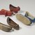  <em>Pair of Women's Shoes (Jingshin)</em>, 18th-19th century. Wood, pigment, metal, 6 11/16 x 9 13/16 in. (17 x 25 cm). Brooklyn Museum, 27.977.18a-b. Creative Commons-BY (Photo: , CUR.27.977.18a-b_X1139a-b_X1138a-b_view2_Collins_photo_NRICH.jpg)