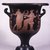 Greek. <em>Red-Figure Bell Krater</em>, 3rd quarter of 4th century B.C.E. Clay, slip, 12 7/8 x Diam. of lip 12 3/8 in. (32.7 x 31.4 cm). Brooklyn Museum, Gift of Mrs. Edwin W. Dubois, 29.1402. Creative Commons-BY (Photo: Brooklyn Museum, CUR.29.1402_view3.jpg)