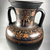 Floral Nolan Group. <em>Red-Figure Amphora</em>, ca. 480 B.C.E. Clay, slip, 13 3/16 × Diam. 7 1/16 in. (33.5 × 18 cm). Brooklyn Museum, Gift of Bianca Olcott, 29.1. Creative Commons-BY (Photo: Brooklyn Museum, CUR.29.1_view04.jpg)
