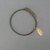 Pygmy, Momou. <em>Small Bracelet</em>. Elephant hair Brooklyn Museum, Museum Expedition 1931, Robert B. Woodward Memorial Fund, 31.1955. Creative Commons-BY (Photo: Brooklyn Museum, CUR.31.1955_view1.jpg)