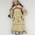 Cheyenne (Plateau). <em>Doll</em>, early 20th century. Buckskin, animal hair, beads, cloth, pigment, metal cones, 15 15/16 x 6 5/16 in. (40.5 x 16 cm). Brooklyn Museum, Bequest of W.S. Morton Mead, 32.2099.32542. Creative Commons-BY (Photo: Brooklyn Museum, CUR.32.2099.32542_view1.jpg)