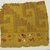 Chancay. <em>Textile Fragment, undetermined</em>, 1000-1532. Cotton, camelid fiber, 16 9/16 x 17 5/16 in. (42 x 44 cm). Brooklyn Museum, Gift of George D. Pratt, 32.875. Creative Commons-BY (Photo: Brooklyn Museum, CUR.32.875.jpg)