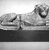  <em>Recumbent Lion</em>, 305-30 B.C.E. Limestone, 13 3/4 x 11 x 27 3/8 in., 144 lb. (35 x 28 x 69.5 cm, 65.32kg). Brooklyn Museum, Charles Edwin Wilbour Fund, 33.382a-b. Creative Commons-BY (Photo: Brooklyn Museum, CUR.33.382_NegB_bw.jpg)