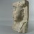  <em>Model of a Head of a King</em>, 664–525 B.C.E. Limestone, 5 9/16 x 3 7/8 x 2 3/16 in. (14.1 x 9.9 x 5.6 cm). Brooklyn Museum, Charles Edwin Wilbour Fund, 33.588. Creative Commons-BY (Photo: Brooklyn Museum, CUR.33.588_side2.jpg)