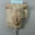  <em>Model of a Head of a King</em>, 664-525 B.C.E. Plaster, 4 5/16 x 4 1/16 x 2 9/16 in. (10.9 x 10.3 x 6.5 cm). Brooklyn Museum, Charles Edwin Wilbour Fund, 33.589. Creative Commons-BY (Photo: Brooklyn Museum, CUR.33.589_view1.jpg)