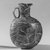  <em>Polychrome Core-Formed Vase with Festooned Design</em>, ca. 1332-1213 B.C.E. Glass, 3 5/16 x diam. 2 5/16 in. (8.4 x 5.8 cm . Brooklyn Museum, Charles Edwin Wilbour Fund, 33.683. Creative Commons-BY (Photo: Brooklyn Museum, CUR.33.683_negA_bw.jpg)
