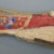  <em>Shoe for a Woman's Bound Feet</em>, 19th century. Cloth cotton, leather, 3 1/8 x 7 1/16 in. (8 x 18 cm). Brooklyn Museum, Brooklyn Museum Collection, 34.1497. Creative Commons-BY (Photo: Brooklyn Museum, CUR.34.1497_view2.jpg)