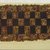 Proto-Nasca. <em>Headcloth or Turban</em>, 100-600 C.E. Camelid fiber, 78 3/8 x 15 3/4 in.  (199 x 40 cm). Brooklyn Museum, Alfred W. Jenkins Fund, 34.1587. Creative Commons-BY (Photo: , CUR.34.1587_view01.jpg)