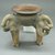  <em>Tripod Bowl</em>, 400–700. Ceramic, red slip, 6 x 8 x 8 in. (15.2 x 20.3 x 20.3 cm). Brooklyn Museum, Alfred W. Jenkins Fund, 34.1679. Creative Commons-BY (Photo: Brooklyn Museum, CUR.34.1679_view3.jpg)