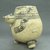  <em>Jaguar Effigy Vessel</em>, 1000-1350. Ceramic, pigment, 8 3/4 x 7 x 9 in. (22.2 x 17.8 x 22.9 cm). Brooklyn Museum, Alfred W. Jenkins Fund, 34.1725. Creative Commons-BY (Photo: Brooklyn Museum, CUR.34.1725_view2.jpg)