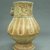  <em>Pear Shaped Vessel</em>, 1000-1350. Ceramic, pigments, 8 5/8 x 6 1/4 x 6 1/4 in. (21.9 x 15.9 x 15.9 cm). Brooklyn Museum, Alfred W. Jenkins Fund, 34.1733. Creative Commons-BY (Photo: Brooklyn Museum, CUR.34.1733_view4.jpg)