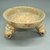  <em>Tripod Bowl</em>, 800–1350. Ceramic, pigment, 4 15/16 x 10 1/4 in. (12.5 x 26 cm). Brooklyn Museum, Alfred W. Jenkins Fund, 34.1836. Creative Commons-BY (Photo: Brooklyn Museum, CUR.34.1836_view2.jpg)