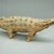  <em>Crocodile Figurine</em>, 500-1350. Ceramic, 2 9/16 x 2 1/4 x 8 in. (6.5 x 5.7 x 20.3 cm). Brooklyn Museum, Alfred W. Jenkins Fund, 34.1968. Creative Commons-BY (Photo: Brooklyn Museum, CUR.34.1968_view1.jpg)