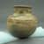  <em>Jar</em>, 1000-1500. Ceramic, 5 3/4 x 5 5/8 x 5 5/8 in. (14.6 x 14.3 x 14.3 cm). Brooklyn Museum, Alfred W. Jenkins Fund, 34.2012. Creative Commons-BY (Photo: Brooklyn Museum, CUR.34.2012_view1.jpg)