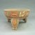  <em>Tripod Bowl</em>, 800–1350. Ceramic, pigment, 5 1/4 x 8 5/8 x 8 1/2 in. (13.3 x 21.9 x 21.6 cm). Brooklyn Museum, Alfred W. Jenkins Fund, 34.2213. Creative Commons-BY (Photo: Brooklyn Museum, CUR.34.2213_view2.jpg)