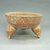  <em>Tripod Bowl</em>, 800–1350. Ceramic, pigment, 5 1/4 x 8 5/8 x 8 1/2 in. (13.3 x 21.9 x 21.6 cm). Brooklyn Museum, Alfred W. Jenkins Fund, 34.2213. Creative Commons-BY (Photo: Brooklyn Museum, CUR.34.2213_view4.jpg)
