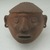 Central Caribbean. <em>Trophy Head</em>, 500-1000. Ceramic, pigments, 6 5/16 x 7 1/2 in. (16 x 19.1 cm). Brooklyn Museum, Alfred W. Jenkins Fund, 34.2231. Creative Commons-BY (Photo: Brooklyn Museum, CUR.34.2231_front.jpg)