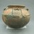  <em>Jar</em>, 800-1500. Ceramic, 4 11/16 x 6 x 6 in. (11.9 x 15.2 x 15.2 cm). Brooklyn Museum, Alfred W. Jenkins Fund, 34.2264. Creative Commons-BY (Photo: Brooklyn Museum, CUR.34.2264_view2.jpg)