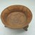  <em>Tripod Bowl</em>, 800-1500. Ceramic, pigment, 4 x 6 5/16 x 6 5/16 in. (10.2 x 16 x 16 cm). Brooklyn Museum, Alfred W. Jenkins Fund, 34.2498. Creative Commons-BY (Photo: Brooklyn Museum, CUR.34.2498_view2.jpg)