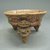  <em>Tripod Bowl</em>, 800-1500. Ceramic, pigment, 3 5/8 x 5 13/16 x 5 13/16 in. (9.2 x 14.8 x 14.8 cm). Brooklyn Museum, Alfred W. Jenkins Fund, 34.2571. Creative Commons-BY (Photo: Brooklyn Museum, CUR.34.2571_view3.jpg)