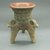  <em>Tripod Bowl</em>, 400-700. Ceramic, red slip, 8 1/2 x 6 1/16 x 6 1/4 in. (21.6 x 15.4 x 15.9 cm). Brooklyn Museum, Alfred W. Jenkins Fund, 34.2599. Creative Commons-BY (Photo: Brooklyn Museum, CUR.34.2599_view2.jpg)