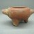  <em>Miniature Tripod Jar</em>, 100 B.C.E.-500 C.E. Ceramic, red slip, 2 3/8 x 2 7/8 x 2 15/16 in. (6 x 7.3 x 7.5 cm). Brooklyn Museum, Alfred W. Jenkins Fund, 34.2612. Creative Commons-BY (Photo: Brooklyn Museum, CUR.34.2612_view4.jpg)
