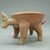  <em>Animal Effigy Bowl</em>, 500-1000. Ceramic, 3 1/16 x 3 3/8 x 5 1/8 in. (7.8 x 8.6 x 13 cm). Brooklyn Museum, Alfred W. Jenkins Fund, 34.2665. Creative Commons-BY (Photo: Brooklyn Museum, CUR.34.2665_view3.jpg)