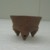  <em>Tripod Bowl</em>, 300-800. Ceramic, pigment, 2 5/16 x 3 7/16 x 3 1/4 in. (5.9 x 8.7 x 8.3 cm). Brooklyn Museum, Alfred W. Jenkins Fund, 34.2719. Creative Commons-BY (Photo: Brooklyn Museum, CUR.34.2719_view1.jpg)