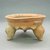  <em>Tripod Bowl</em>, 800-1500. Ceramic, pigment, 2 3/4 x 4 3/4 x 4 3/4 in. (7 x 12.1 x 12.1 cm). Brooklyn Museum, Alfred W. Jenkins Fund, 34.2810. Creative Commons-BY (Photo: Brooklyn Museum, CUR.34.2810_view1.jpg)